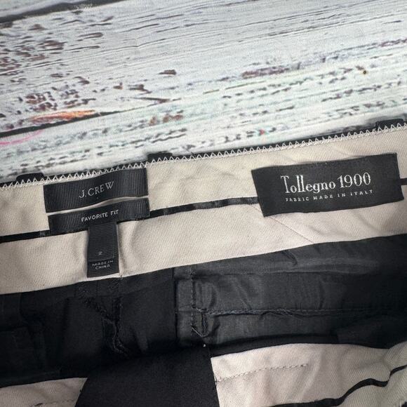J. Crew Favorite Fit Wool Pants Tollegno 1900 Made in Italy Size 2 - Picture 3 of 4